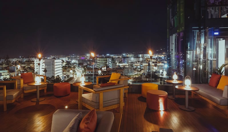 HOTEL BOHEMIA SUITES - ATELIER TERRACE AT NIGHT